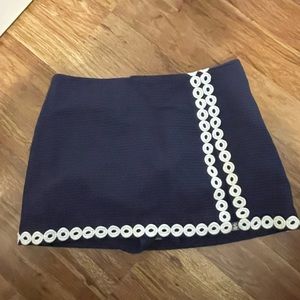 Lilly Pulitzer Navy Skort